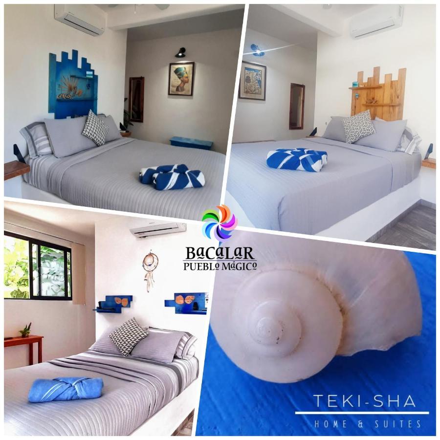 Teki-Sha Home&Suites Bacalar Dış mekan fotoğraf
